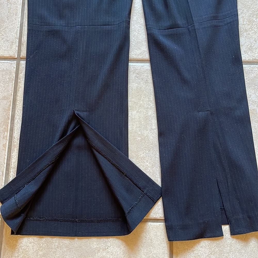 Think Tank Split Hem Pinstripe Dress Pant/Trouser  Size 8